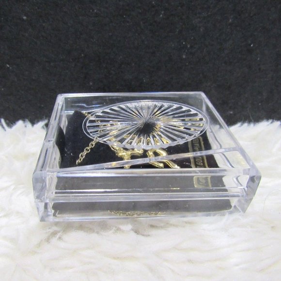 Black Unicorn Pendant 14kt Gold-Plated Necklace - Picture 4 of 4